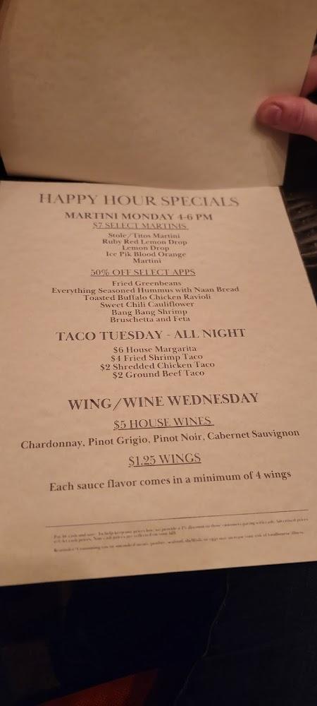 Granite Tapas & Cocktail Lounge Menu image 3